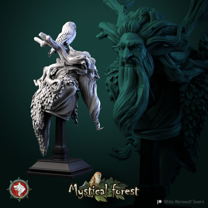 Reidar the Wooden Leg bust pre-supported