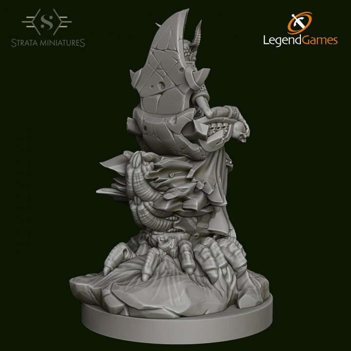 Dungeons and Diversity Tiefling Warlock Wheelchair figure from Strata Miniatures image