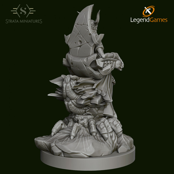 Dungeons and Diversity Tiefling Warlock Wheelchair figure from Strata Miniatures