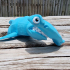 Hammerhead Shark Articulated Toy, Print-In-Place Body, Snap-Fit Head, Cute Flexi print image