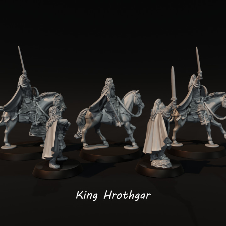 King Hrothgar (armoured and unarmoured Foot and mounted) image