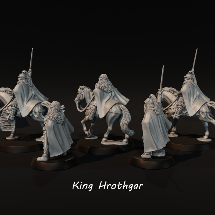 King Hrothgar (armoured and unarmoured Foot and mounted) image