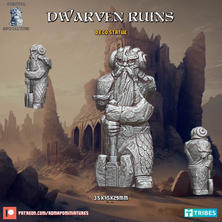 Dwarf Statue (pre-supported)