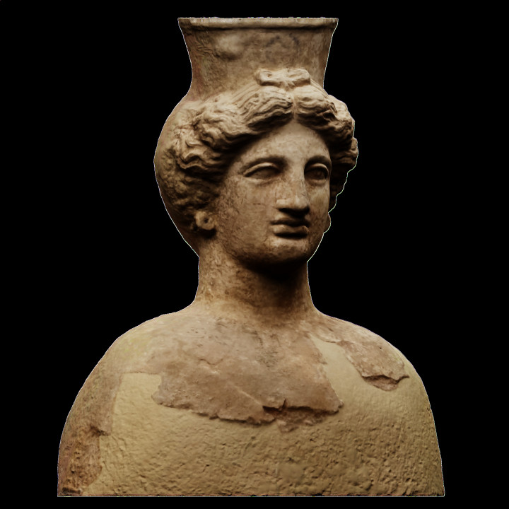 Votive bust of Demeter image