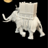 Indian War Elephant - Jewel of the Indus print image