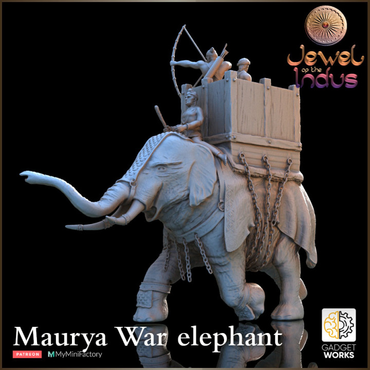 Indian War Elephant - Jewel of the Indus image