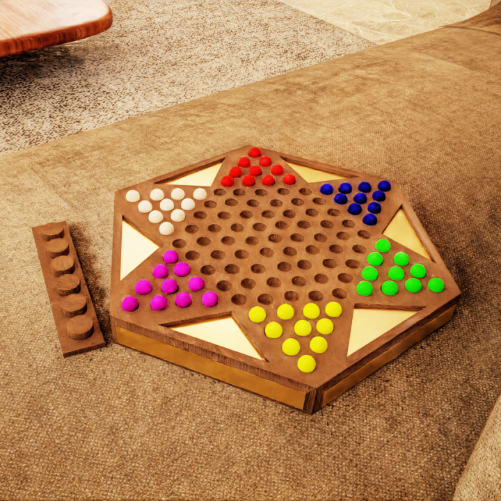 CHINESE CHECKERS BOARD GAME