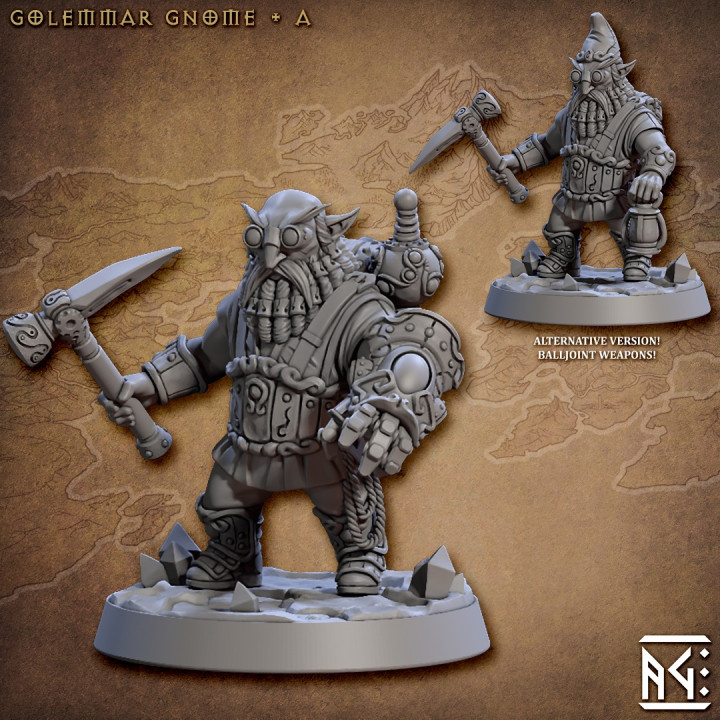 Golemmar Gnome - A (Gnomes of Golemmar) image