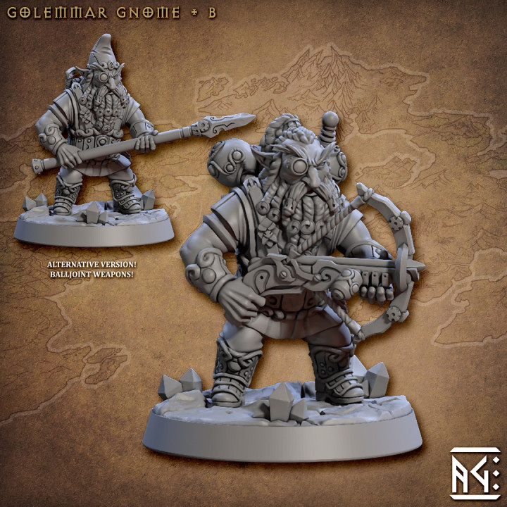 Golemmar Gnome - B (Gnomes of Golemmar) image