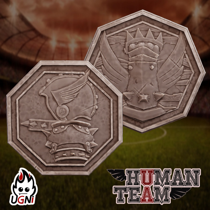 Team tokens and balls for Human Team image
