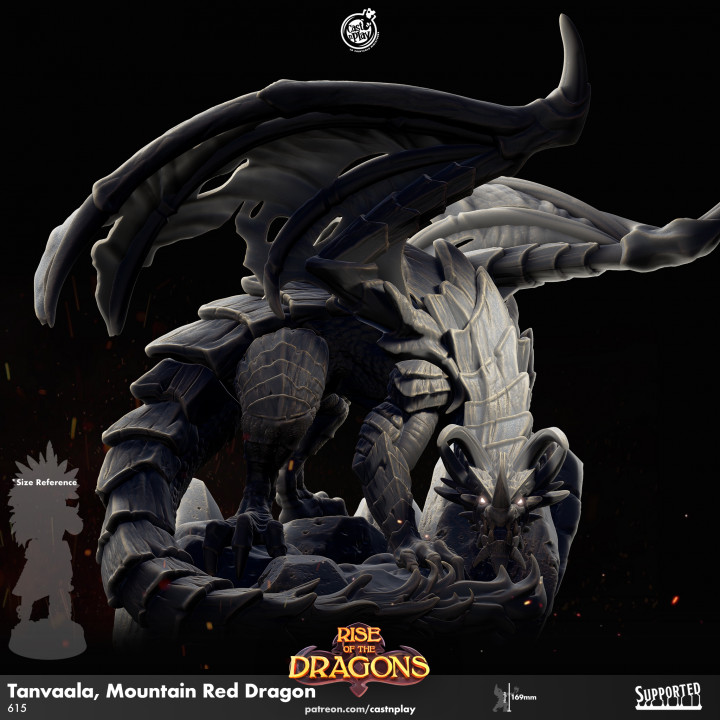 Tanvaala, Mountain Red Dragon (Pre-Supported) image