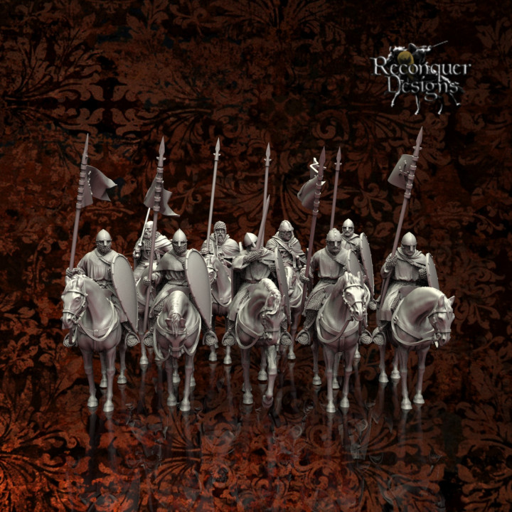 12th Century Military Order Knights Set A image