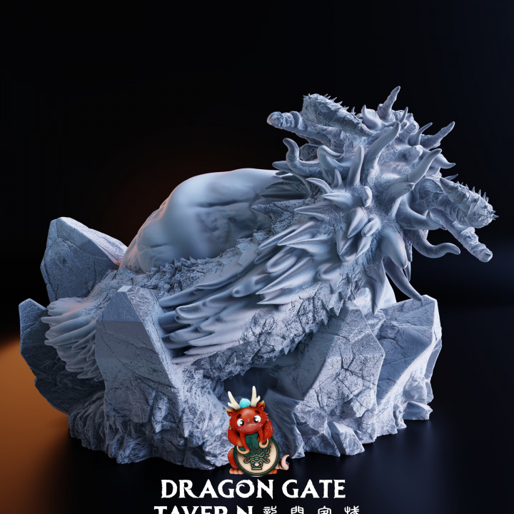 Ice dragon dice tower Christmas edition