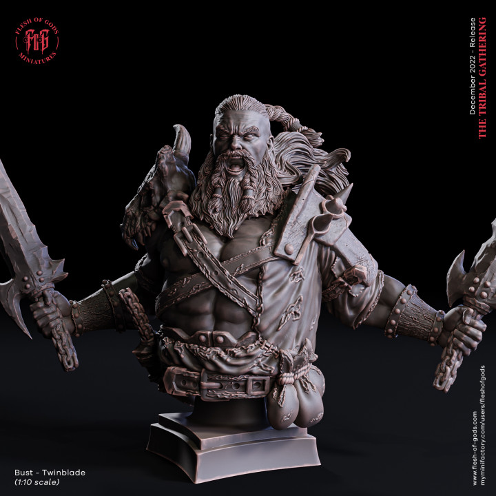 Twinblade, Lord Of Bandits - Bust image