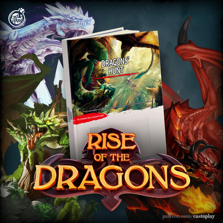 OneShot - Dragons' Hunt (PDF Adventure)