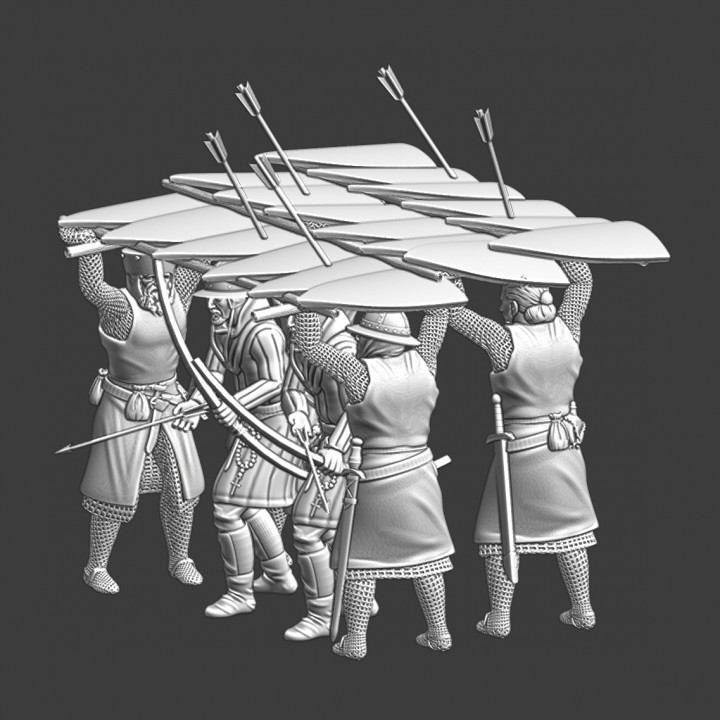 Medieval archers and protection - Siege Warfare image