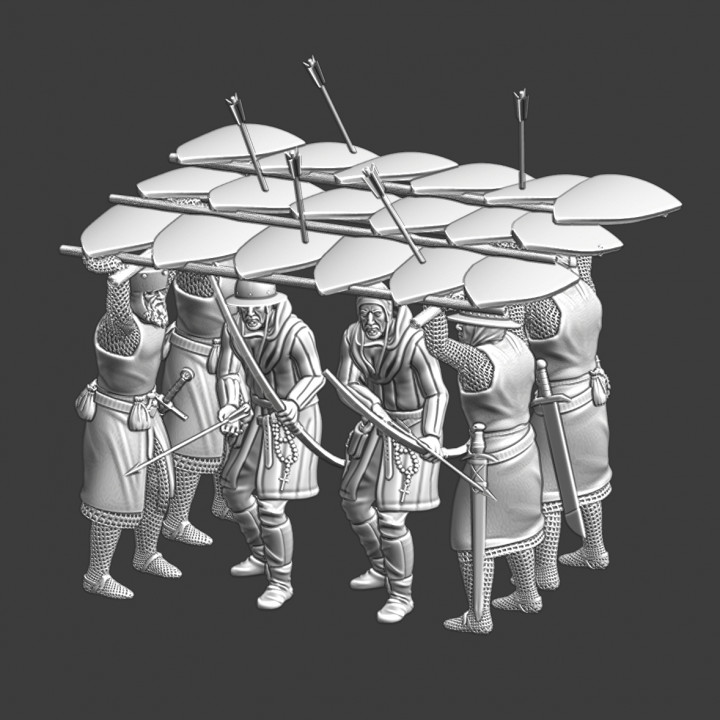 Medieval archers and protection - Siege Warfare image