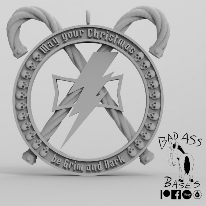 Grim Dark Ornament 34