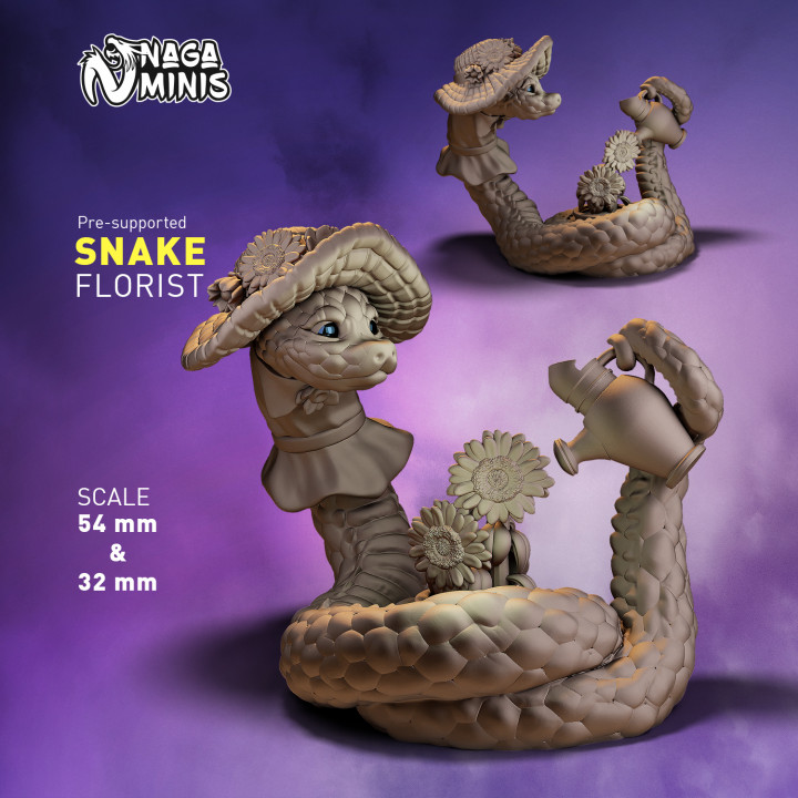 (Pre-supported) Snake Folk Florist image