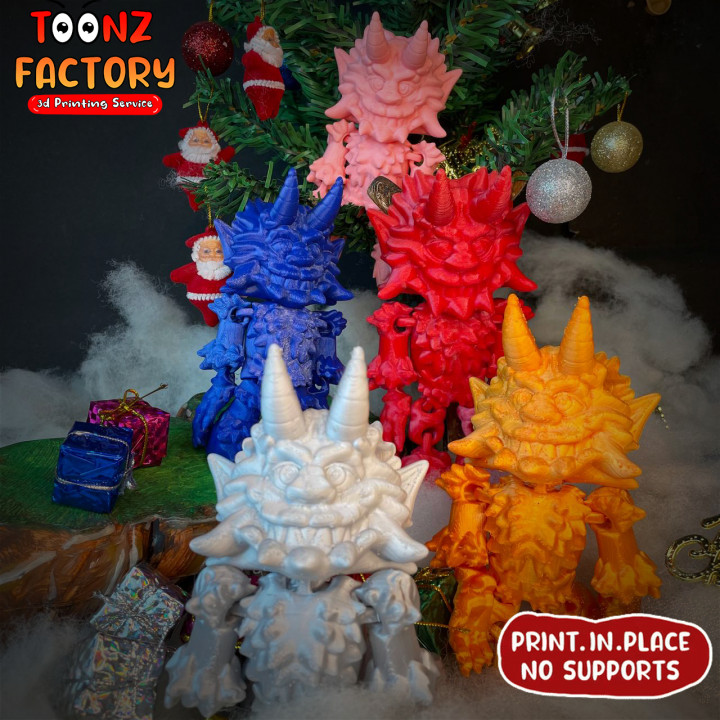 FLEXY PRINT-IN-PLACE KRAMPUS ARTICULATED image