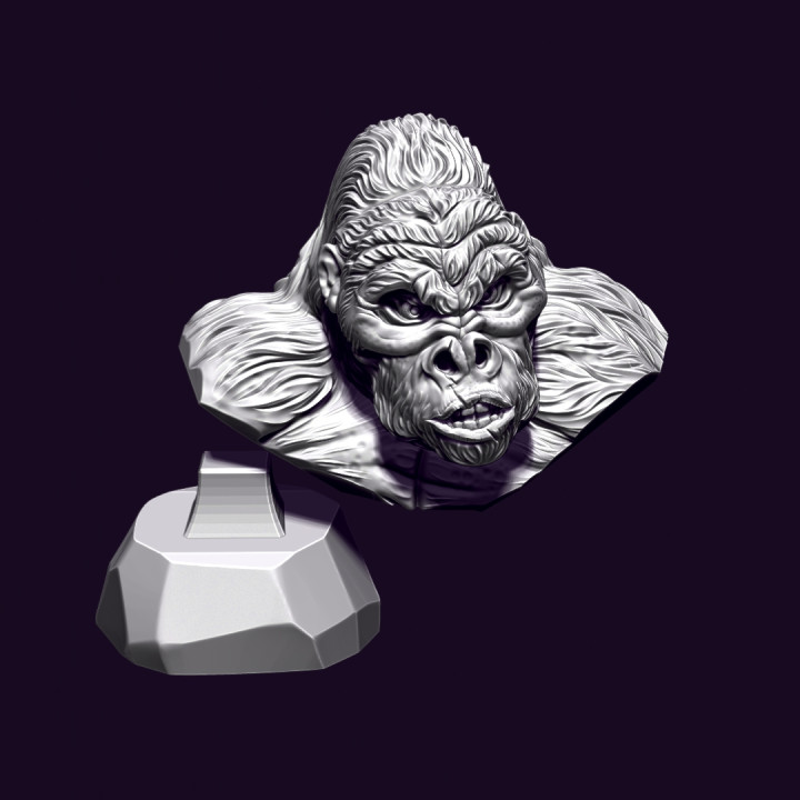 Gorilla bust image