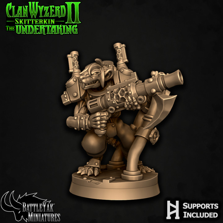 3D Printable Wyzerd Raticator Pack by Battle Yak Miniatures