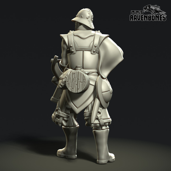 3D Printable Soldier by RavenBonesMinis