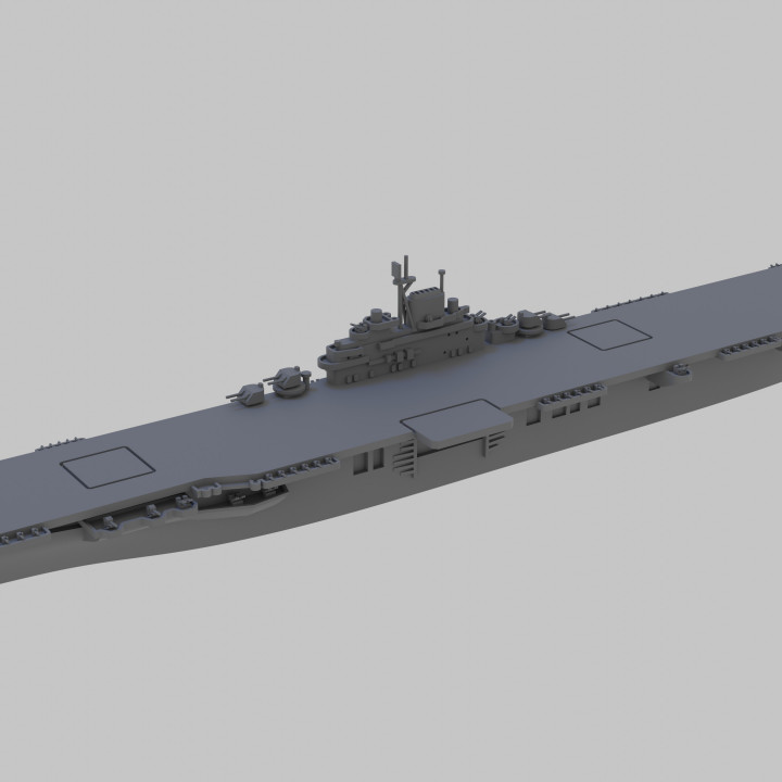 Essex class Carrier WW2 scale model image
