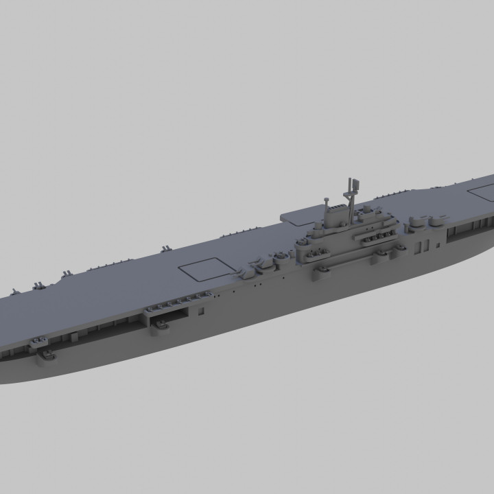 Essex class Carrier WW2 scale model image