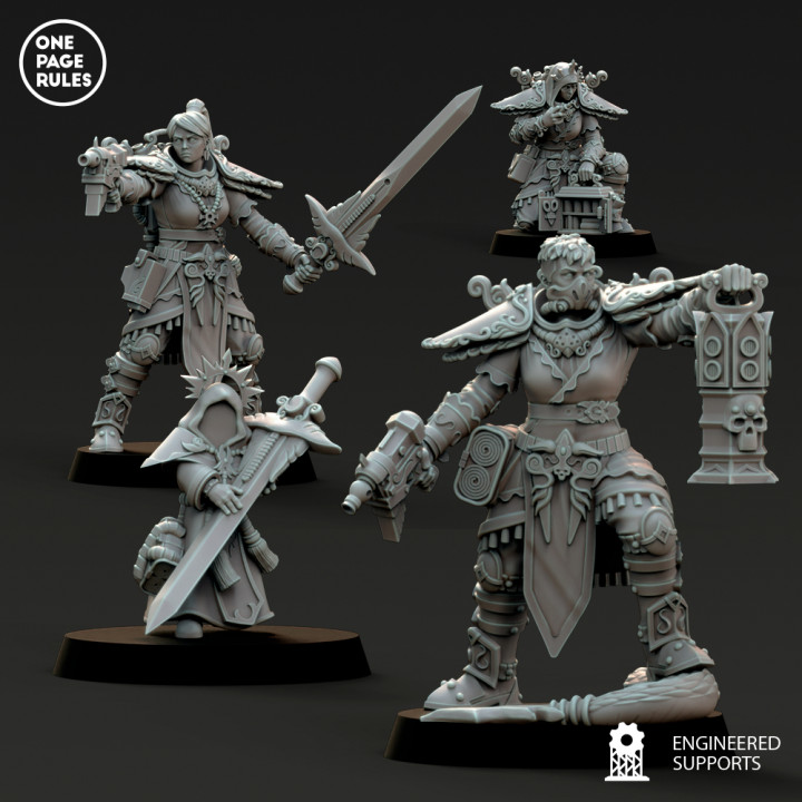 3d Printable Blessed Sisters - Release #1 By One Page Rules