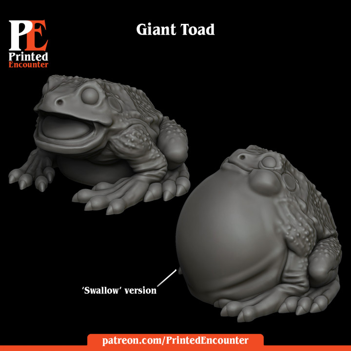 Giant Toad (pre-supported)