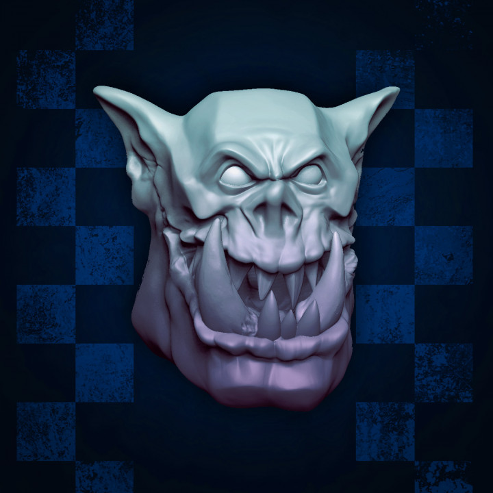 MrModulork's Scar Orc Heads - Set D