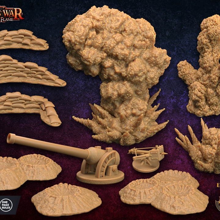 The Dragon's War: Children of the Flame | EXPLORER TIER Terrain | Presupported | Army Bundle image