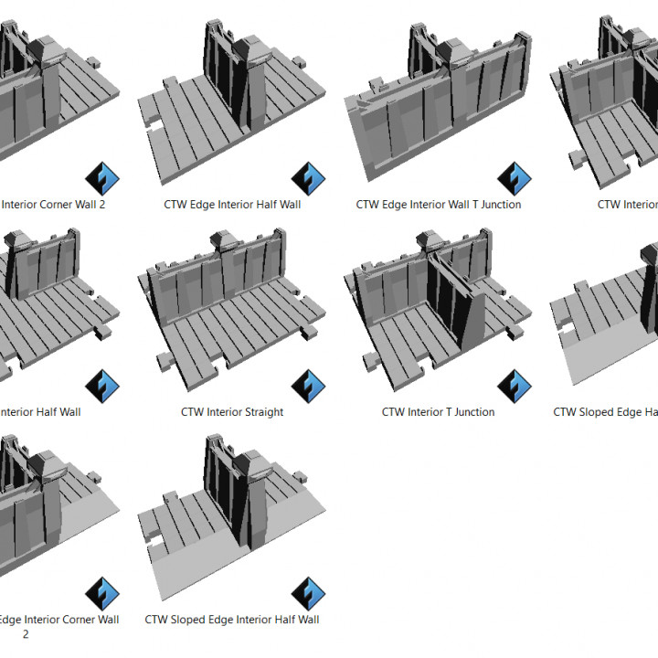 City Tile Interior Wall Expansion Set