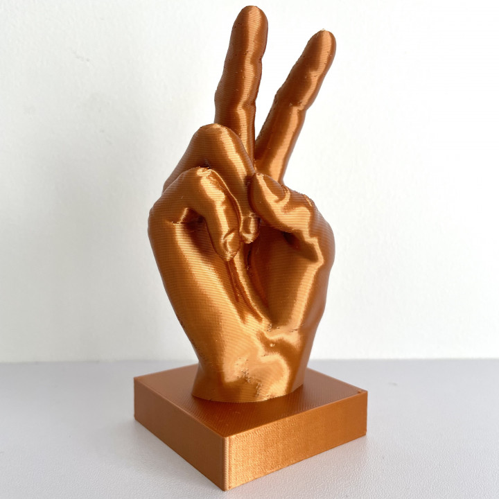 Peace Sign Sculpture