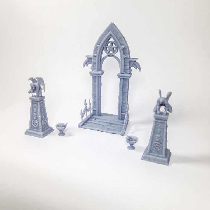 Demonic Gate and Treasure Chest