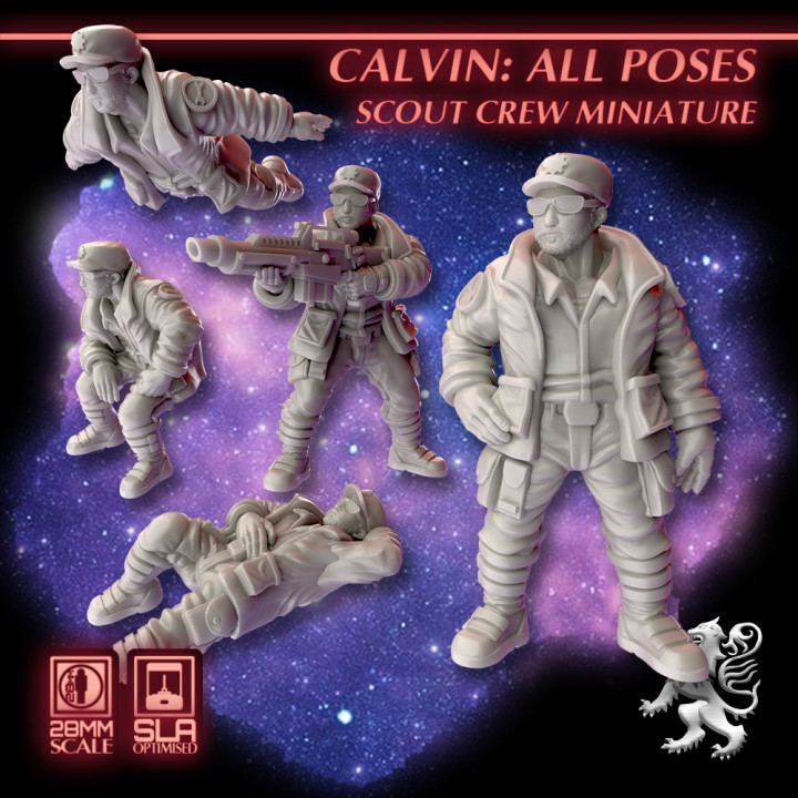Calvin: All Poses Scout Crew Miniature image