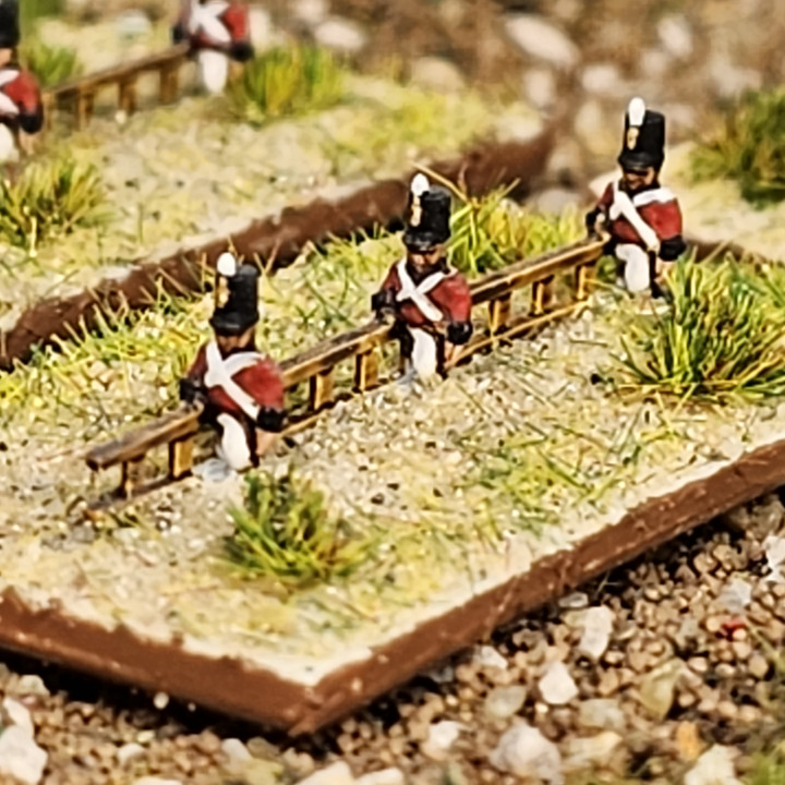 6-15mm British Infantry with Ladders (1800-1812) NAP-GB-1 image