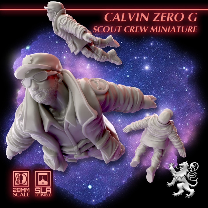 Calvin Zero-G Scout Crew Miniature