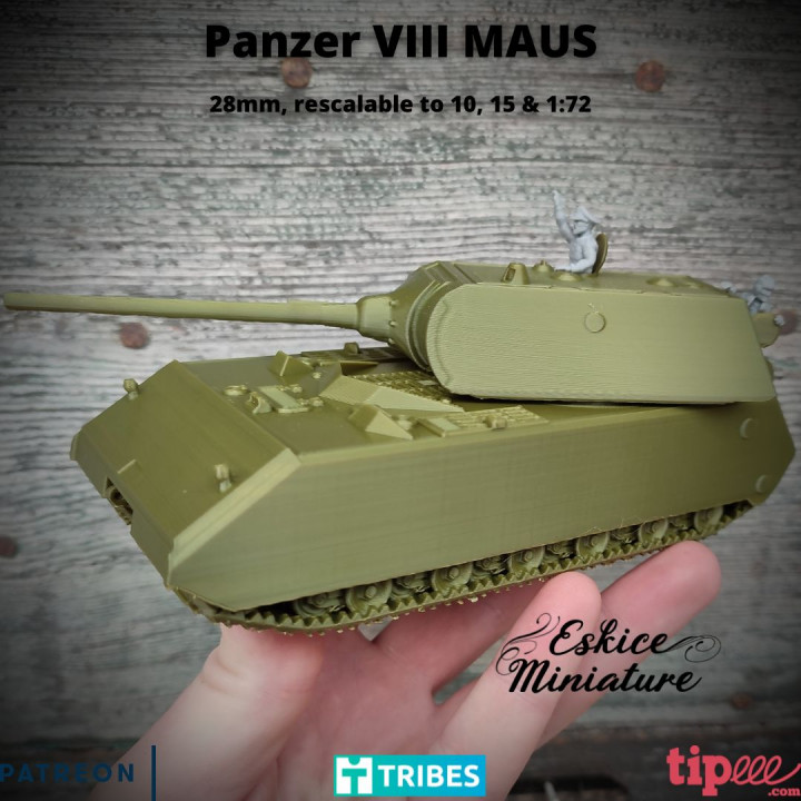 Panzer VIII Maus - 28Mm