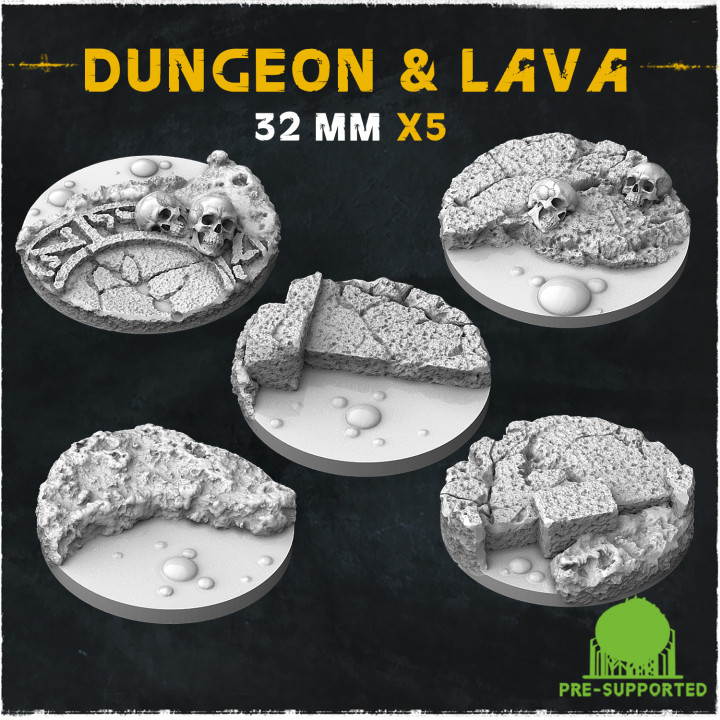 Dungeon & lava - Small set image