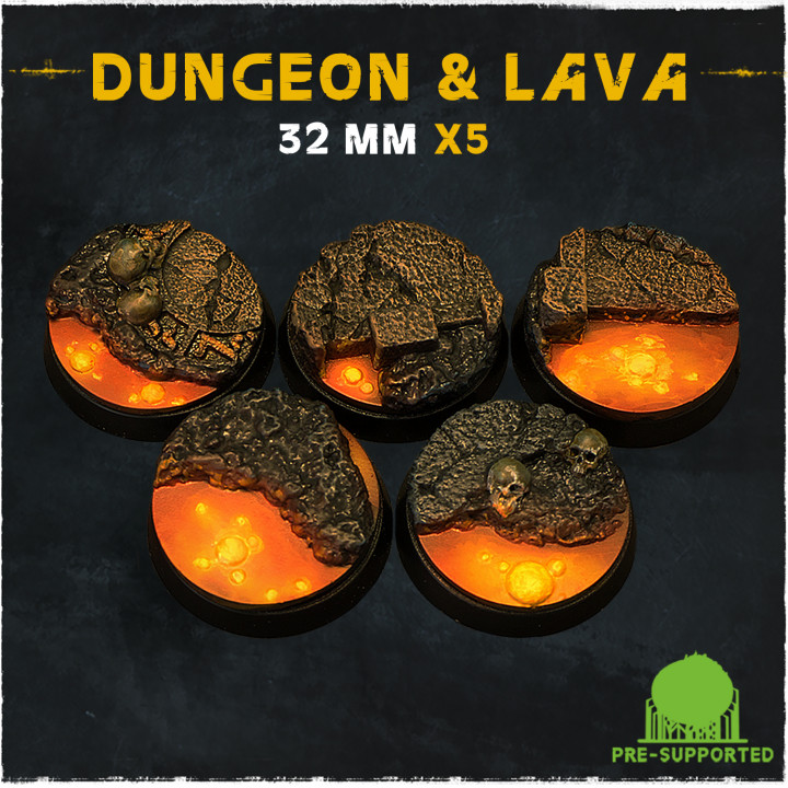 Dungeon & lava - Small set image