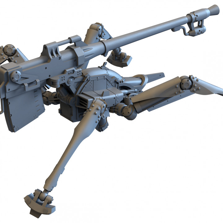 Robot Spider with a Big Gun 40mm-55mm image