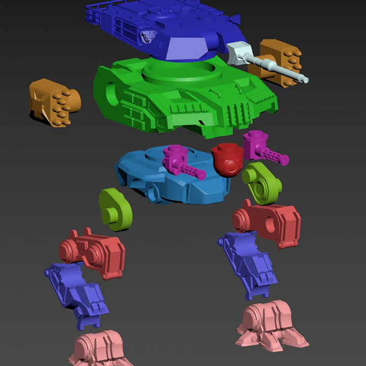 Hammertank M1A1 Tank Mech  50mm and 75mm