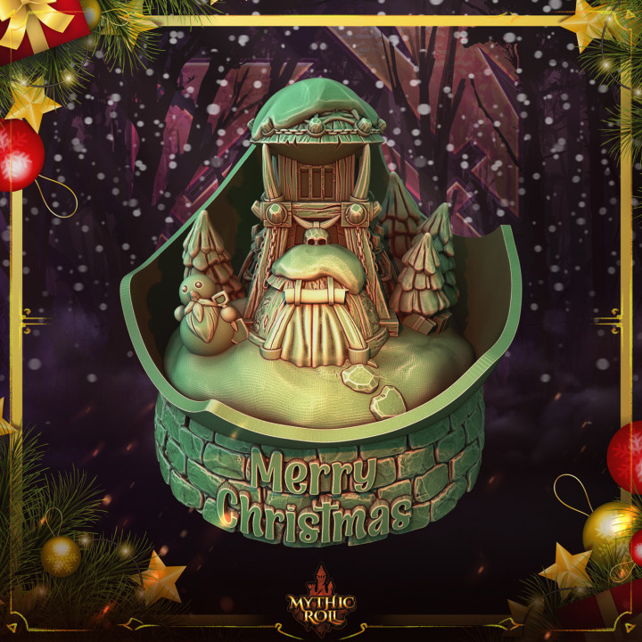 Snow Globe |  The Headsman's Home, Mythic Roll Ornament image