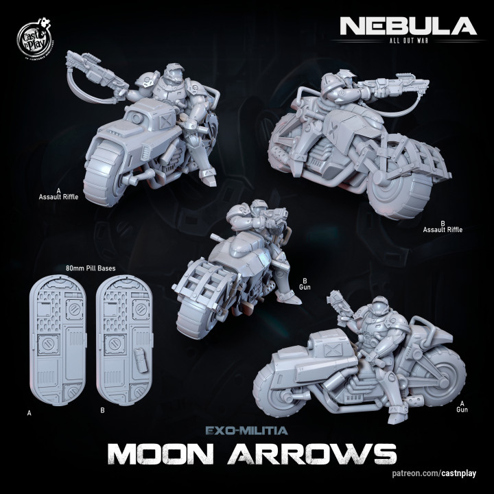 Exo Militia Moon Arrows (Bikers) (Pre-Supported)