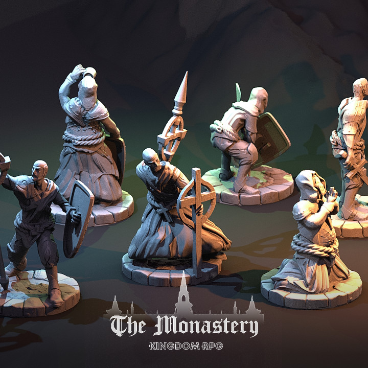 The Monastery - Monks Character Set image