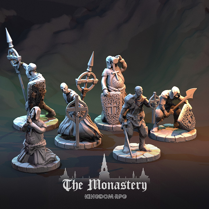 The Monastery - Monks Character Set image