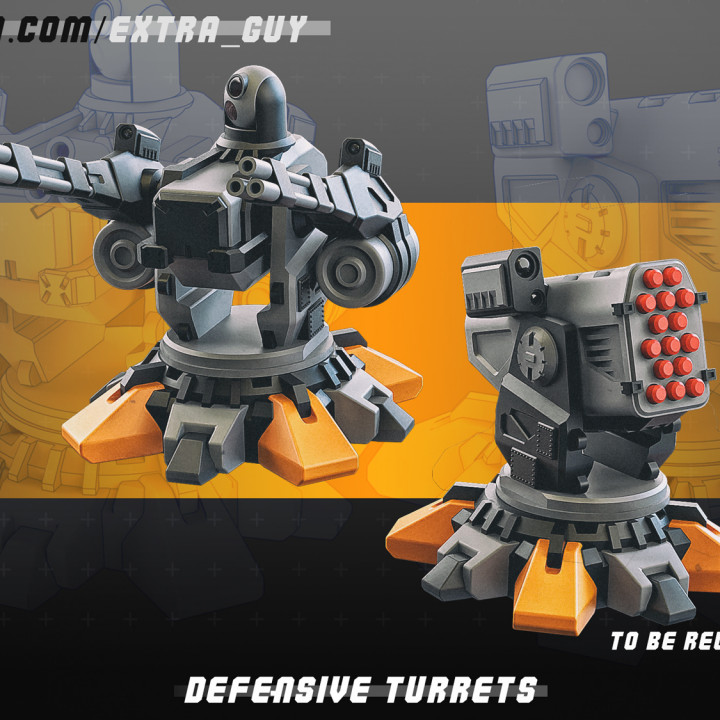 Defensive Turrets 32mm Stackable image