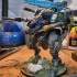 Shark Class Combat Mech Over 100mm in Height with 67mm base print image